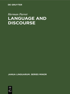 cover image of Language and Discourse